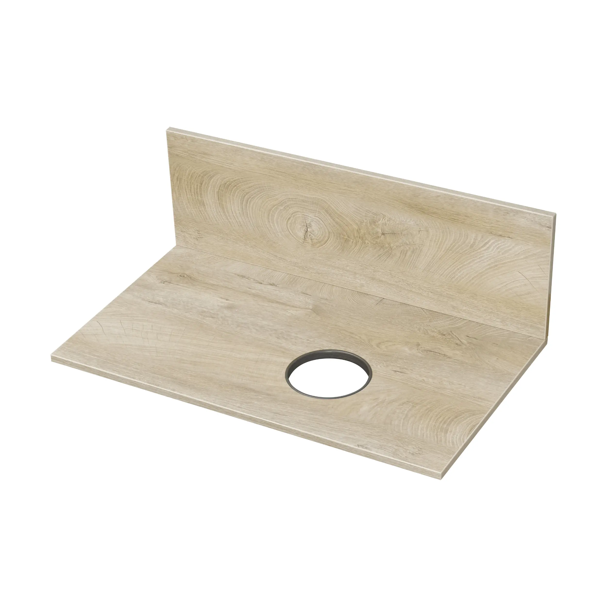  Столешница-панель AQUATON Мишель 80.0х1.6х45.0 дуб эндгрейн (1A253003MIX40)