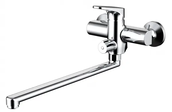 Смеситель для ванны Bravat Eler с длинным изливом, Хром (F6191238CP-01L-RUS )