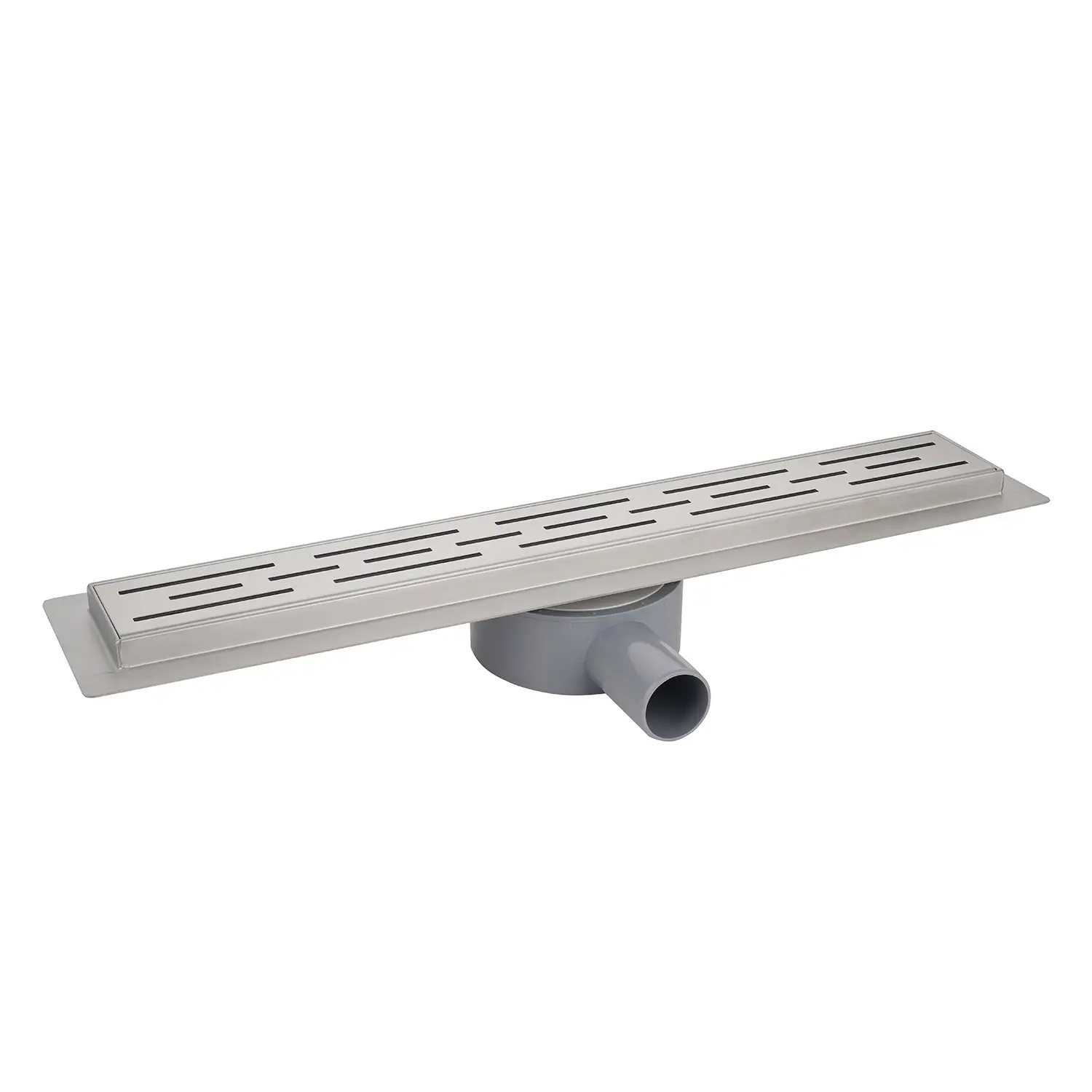 Душевой лоток AZARIO 700 мм, D40(50), 360°, металлическая перфорированная решетка, металлический желоб, комбинированный затвор (AZT3FT01700)