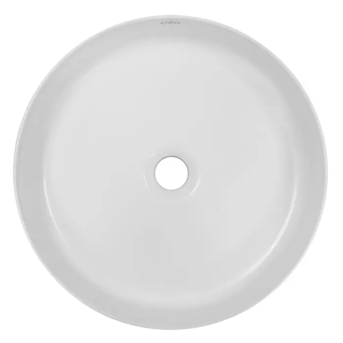 Раковина-чаша Creo Ceramique 400х400х120 накладная, круглая, керамика, белый матовый (PU3100MRMWH)