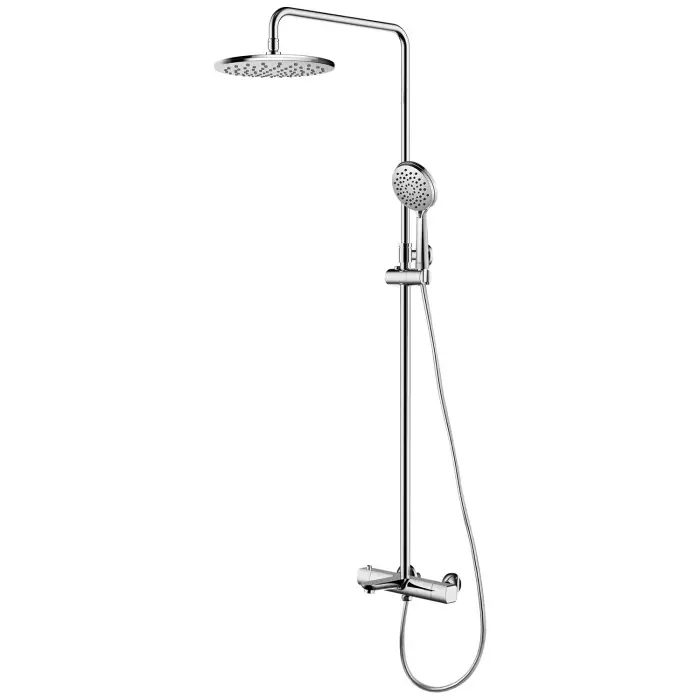 Душевая система Azario GALAXY термостатический картридж, хром (AZ-67B47EV1-1DC1J19A-ZH3394A-HB1153C)